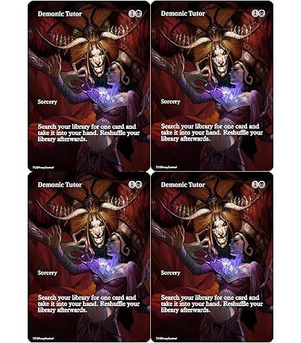 MTG Demonic Consultation [ICE] 4枚セット MTG Demonic Consultation [ICE] 4枚セット MTG Demonic